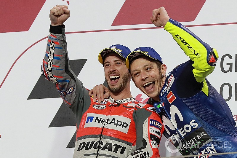 Lontaran pujian Rossi untuk kegigihan Dovizioso