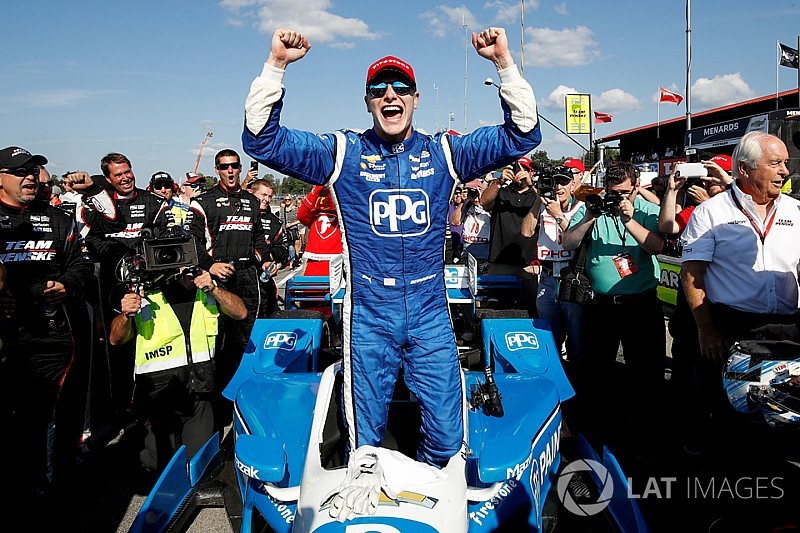 Ньюгарден одержал победу на этапе IndyCar в Мид-Огайо