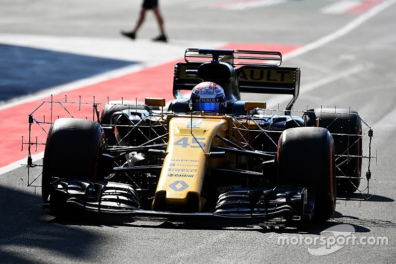 F1-Test 2017 in Budapest: Ergebnis, 1. Tag, Vormittag