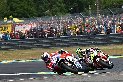 Crutchlow: I'm "exactly the same speed" as Dovizioso