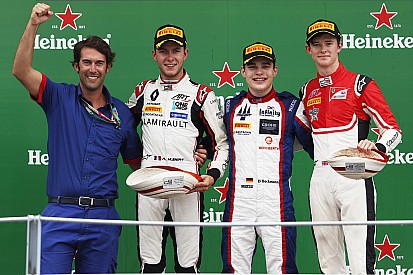 Monza GP3: Beckmann dominates chaotic wet race