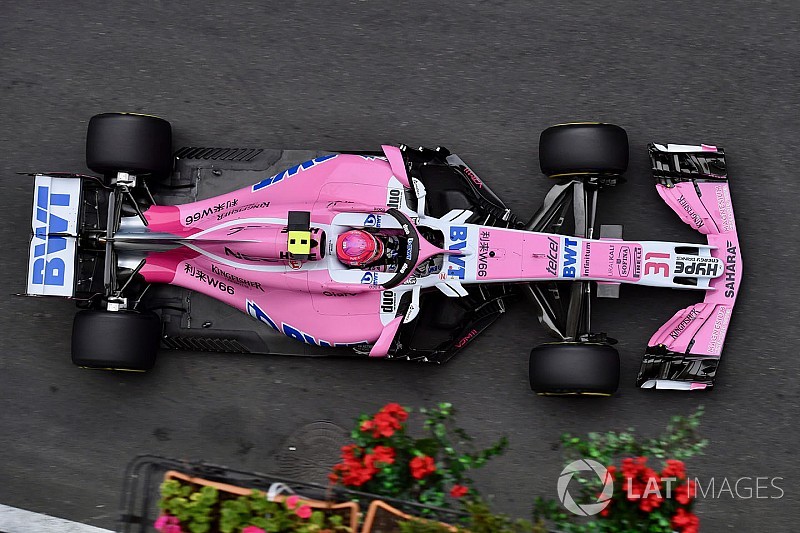 Ocon ve Perez, orta grubun en iyisi oldukları için çok mutlu
