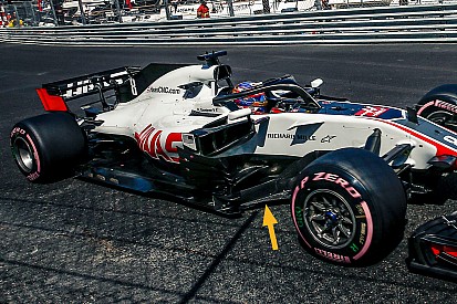 Haas contraint de retirer des pièces fragiles sur sa F1