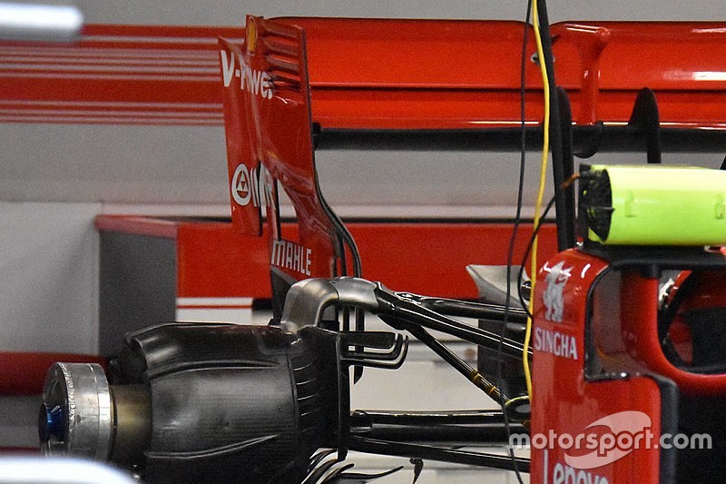 Ferrari: ecco la nuova paratia laterale dell'alettone posteriore della SF71H