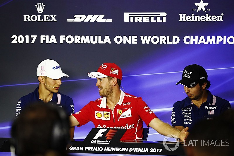 Vettel “separa” Pérez e Ocon