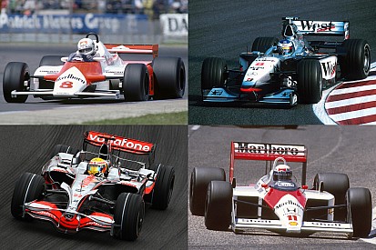 Усі боліди McLaren від MP4/1 до MP4-31