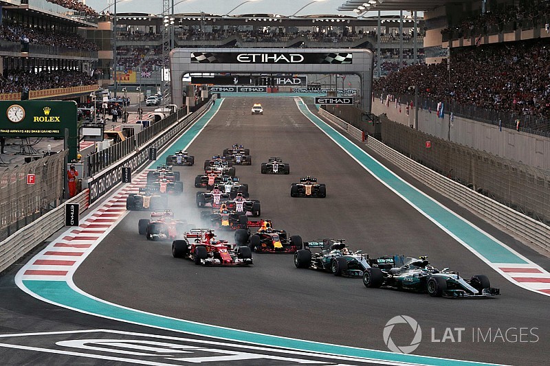 Formel 1 2017 in Abu Dhabi: Das Rennergebnis in Bildern