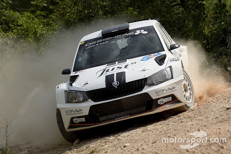 Luca Hoelbling al debutto al Rally Nido dell'Aquila su Skoda Fabia R5