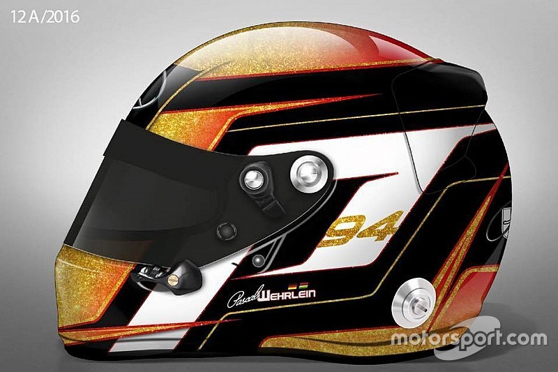 Anche Wehrlein presenta una nuova livrea per il casco 2016