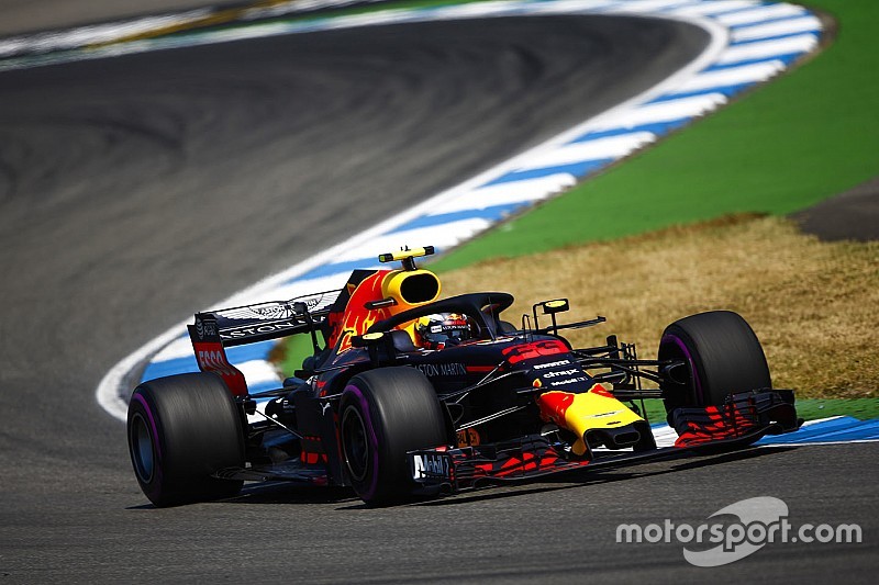 German GP: Verstappen leads FP2 despite hitting trouble