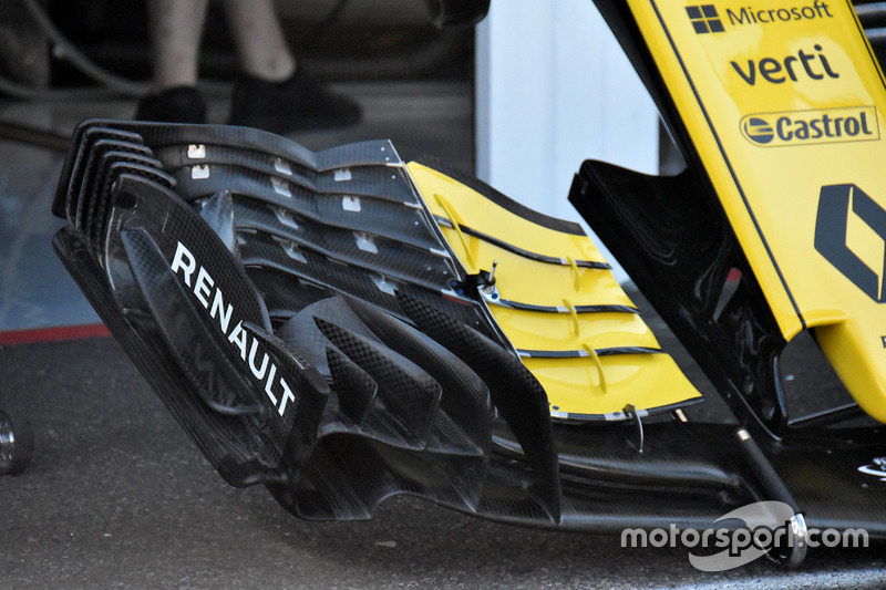 Nieuwe voorvleugel Renault voor de Duitse Grand Prix