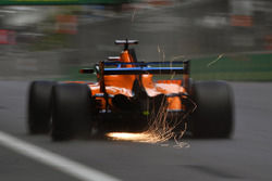 Fernando Alonso, McLaren MCL33 and sparks