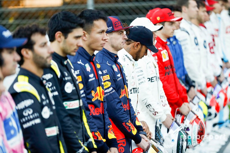 Max Verstappen, Red Bull Racing et Lewis Hamilton, Mercedes-AMG Petronas F1