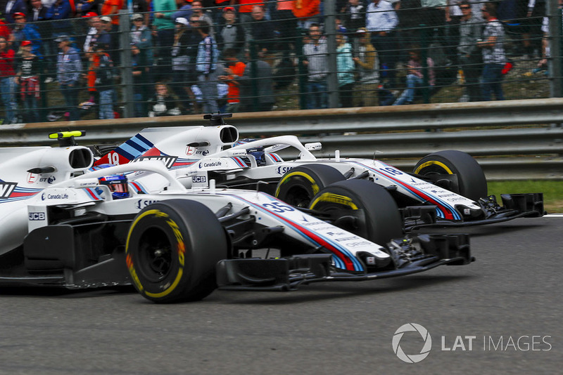 Sergey Sirotkin, Williams FW41 és Lance Stroll, Williams FW41