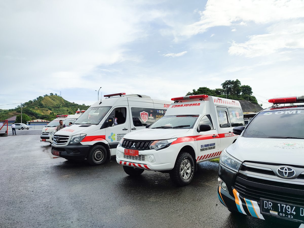 Ambulances in MotoGP Indonesia