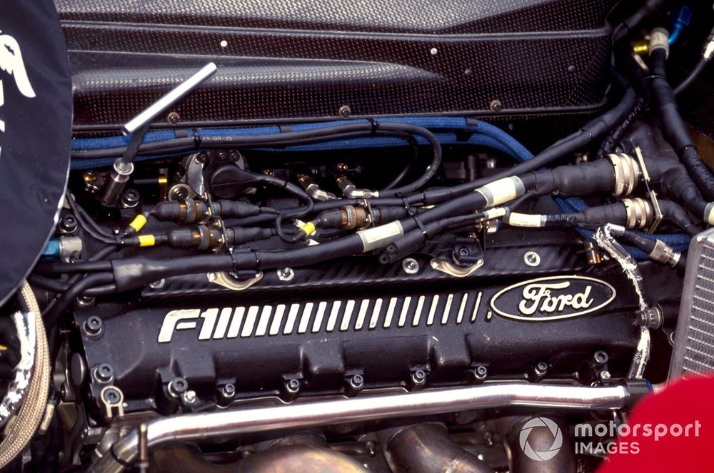 Symonds conceded the Ford Cosworth engine used in 1993