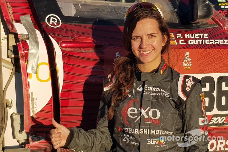 Navigator Tim Sodicars Racing Mitsubushi, Cristina Gutierrez Herrero, akan mendampingi pereli Pablo Moreno Huete dalam Dakar 2021.