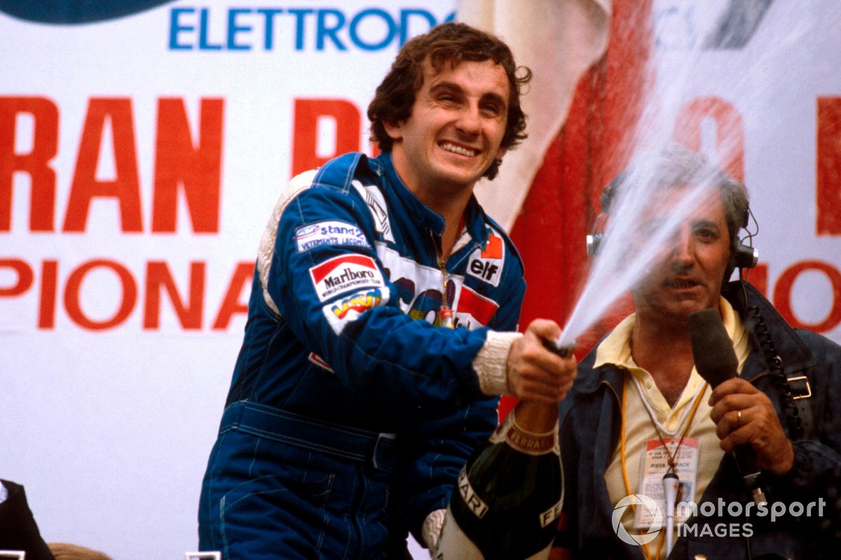 Race winner Alain Prost, Renault