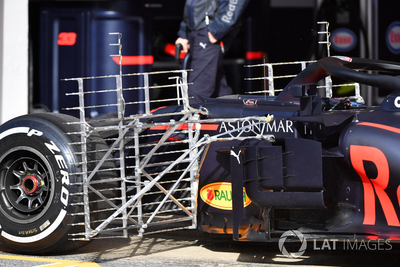 Макс Ферстаппен, Red Bull Racing RB14, з аеро-сенсорами