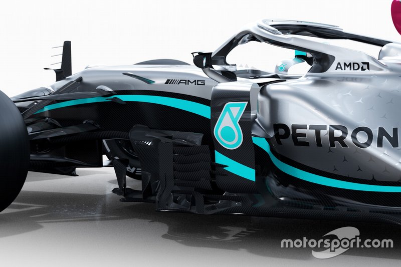 Mercedes AMG F1 W11 detail