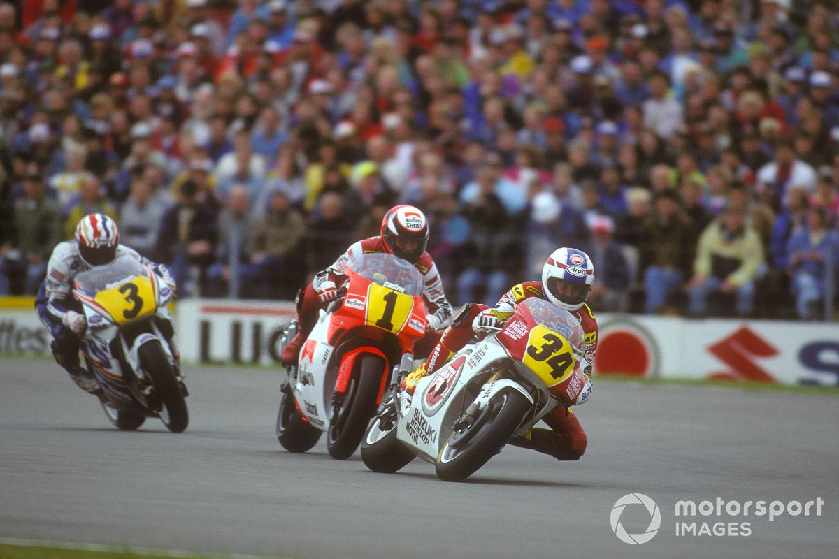Kevin Schwantz, Wayne Rainey en Mick Doohan