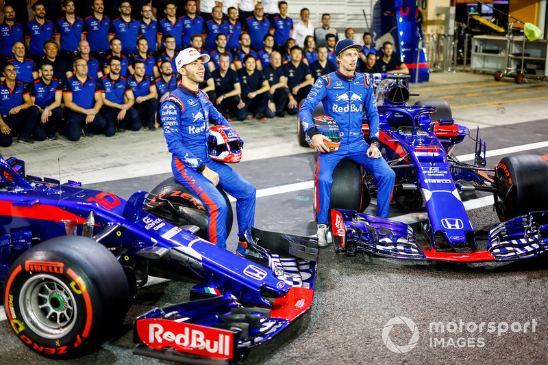 Scuderia Toro Rosso Pierre Gasly y Brendon Hartley
