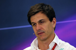 Toto Wolff, Mercedes AMG F1 Shareholder and Executive Director in the FIA Press Conference