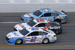 Brad Keselowski, Team Penske, Ford; Danica Patrick, Stewart-Haas Racing, Ford; Kevin Harvick, Stewar