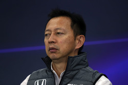 Yusuke Hasegawa, Honda Motorsport Başkanı, basın toplantısında