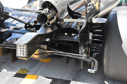 Mercedes AMG F1 W08, dettaglio posteriore
