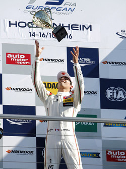 Podium: Race winner Lance Stroll, Prema Powerteam Dallara F312 - Mercedes-Benz