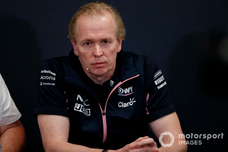 Andrew Green, Technical Director, Racing Point, in the team principals Press Conference
