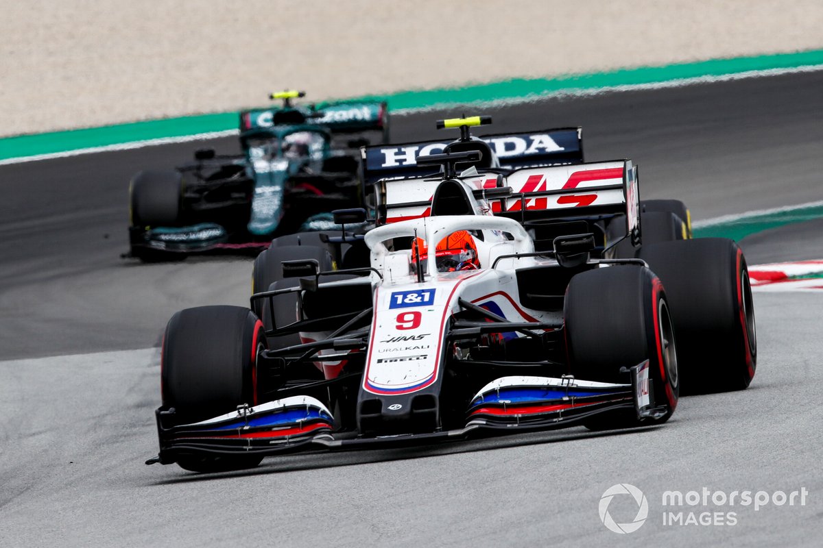 Никита Мазепин, Haas VF-21, Пьер Гасли, AlphaTauri AT02, Себастьян Феттель, Aston Martin AMR21
