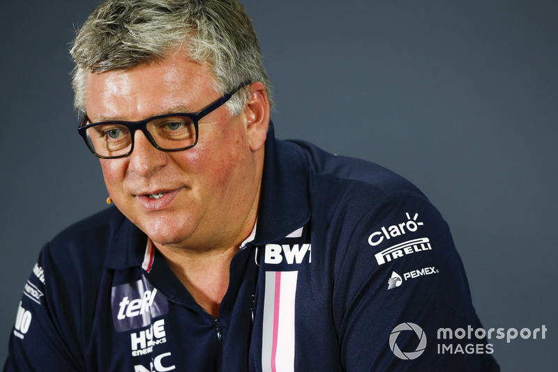 Otmar Szafnauer, directeur, Racing Point Force India, en conférence de presse