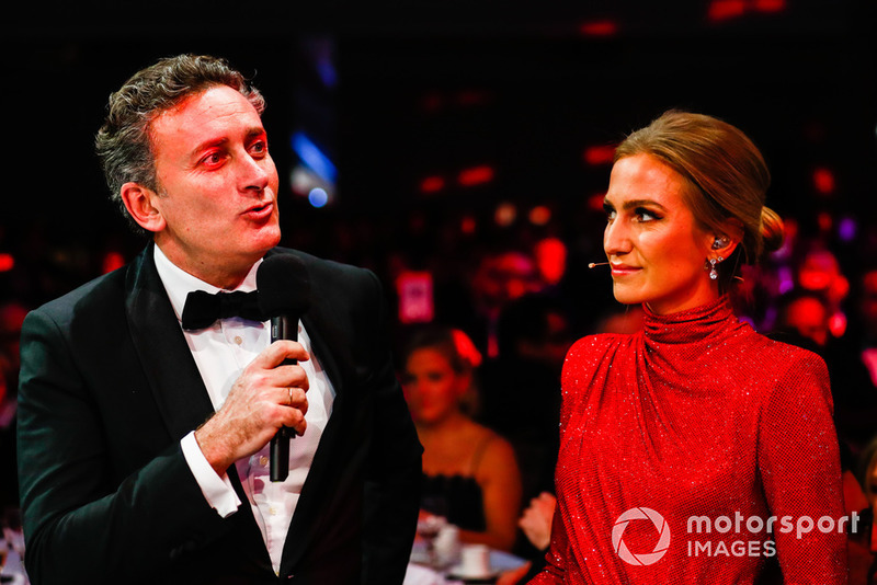Alejandro Agag CEO della FIA Formula E, parla con Julia Piquet