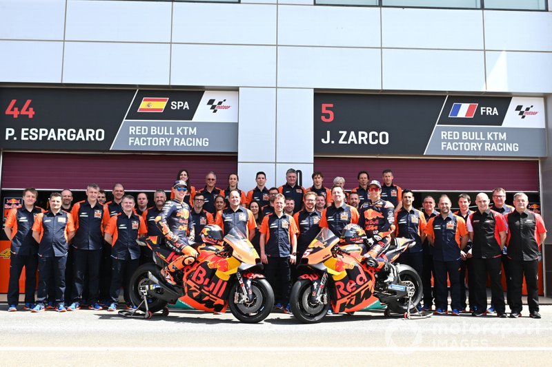 A Red Bull KTM gyári csapata