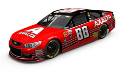 Paint-Scheme für das letzte Rennen von Dale Earnhardt Jr., Hendrick Motorsports Chevrolet