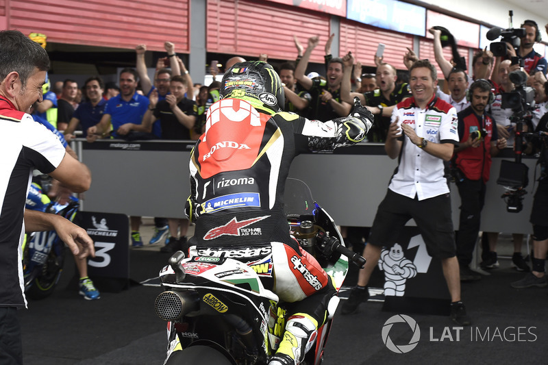 Переможець гонки Кел Кратчлоу, Team LCR Honda