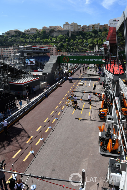 Pit lane