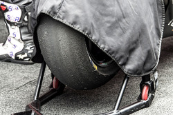Michelin-Reifen nach dem Rennen