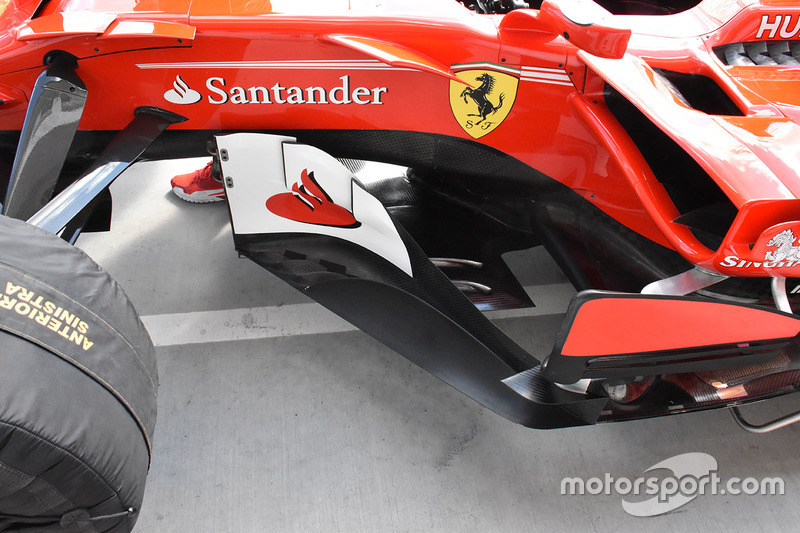 Ferrari SF70-H sidepod detay