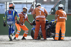 Alex Rins, Team Suzuki MotoGP, nach Sturz
