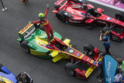 Winnaar Lucas di Grassi, ABT Schaeffler Audi Sport in parc ferme