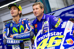 Valentino Rossi y Alex Briggs, mecánico