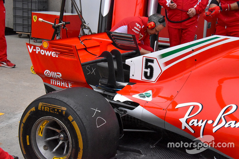 Ferrari SF71H achervleugel