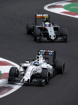 Felipe Massa, Williams FW38, Sergio Perez, Sahara Force India F1 VJM09