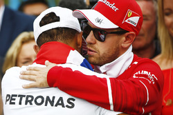 2017 Formula 1 Dünya Şampiyonu Lewis Hamilton, Mercedes AMG F1, Sebastian Vettel, Ferrari