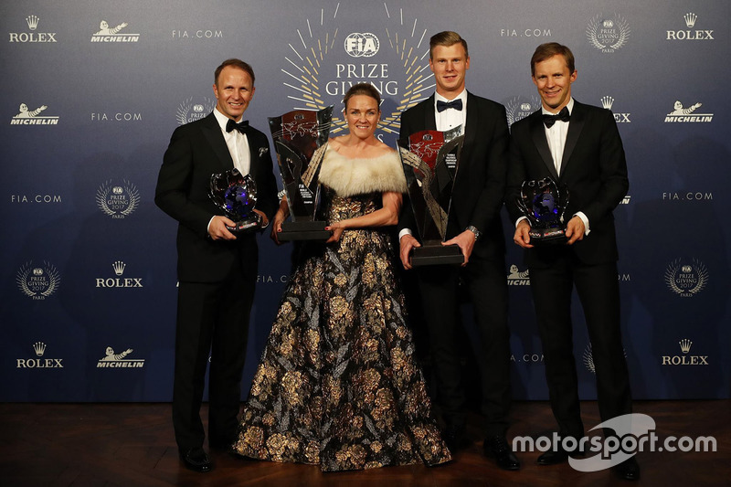 Petter Solberg, Pernilla Solberg, Johan Kristoffersson ve Mattias Ekström