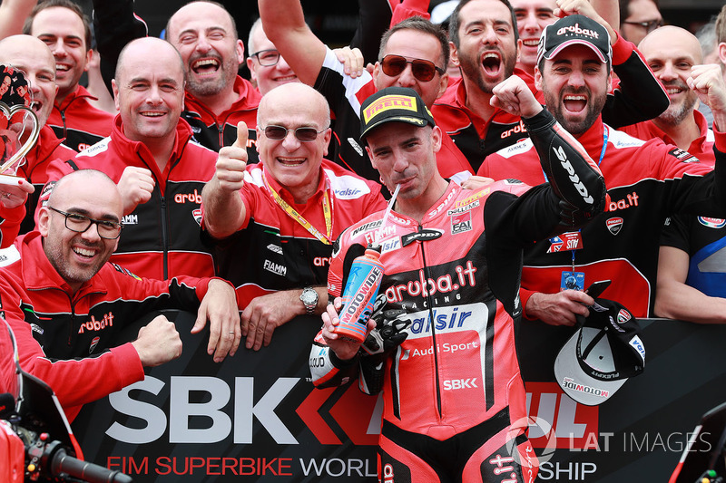 Race winner Marco Melandri, Aruba.it Racing-Ducati SBK Team