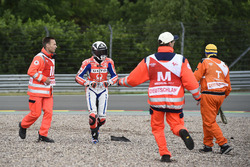 Chrash von Scott Redding, Pramac Racing